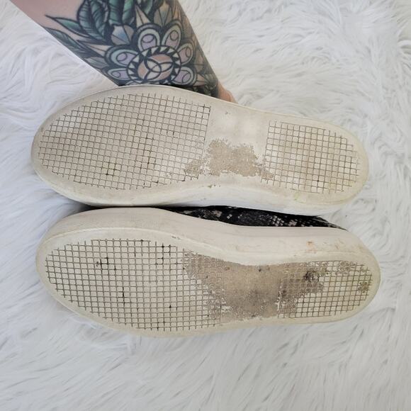 Steve Madden Gills Snake Skin Slip-On Platform Sneakers Size 8.5 - Picture 8 of 11